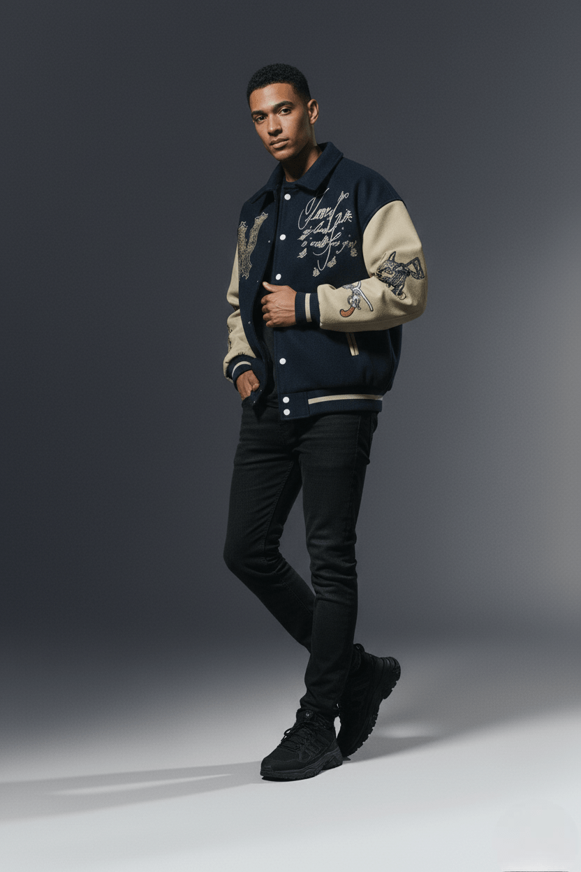 Vintage Varsity Baseball Jacket