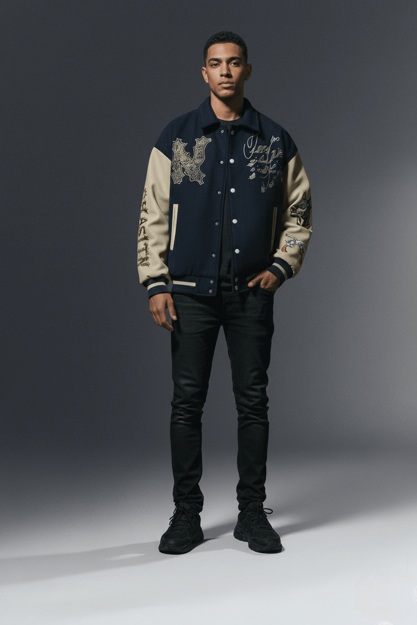 Vintage Varsity Baseball Jacket