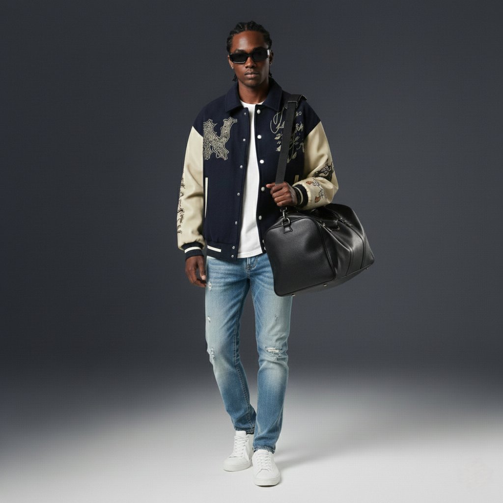 Vintage Varsity Baseball Jacket