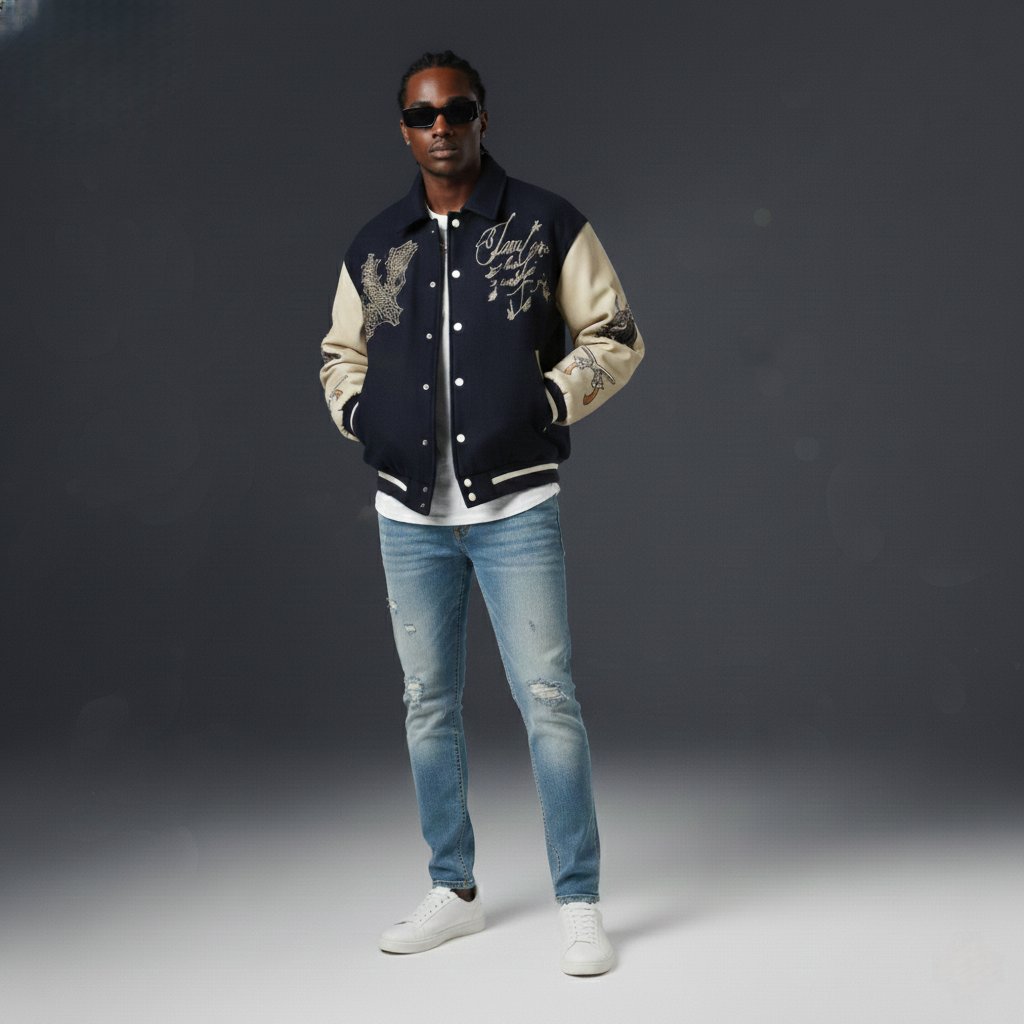 Vintage Varsity Baseball Jacket